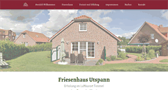 Desktop Screenshot of friesenhaus-utspann.de
